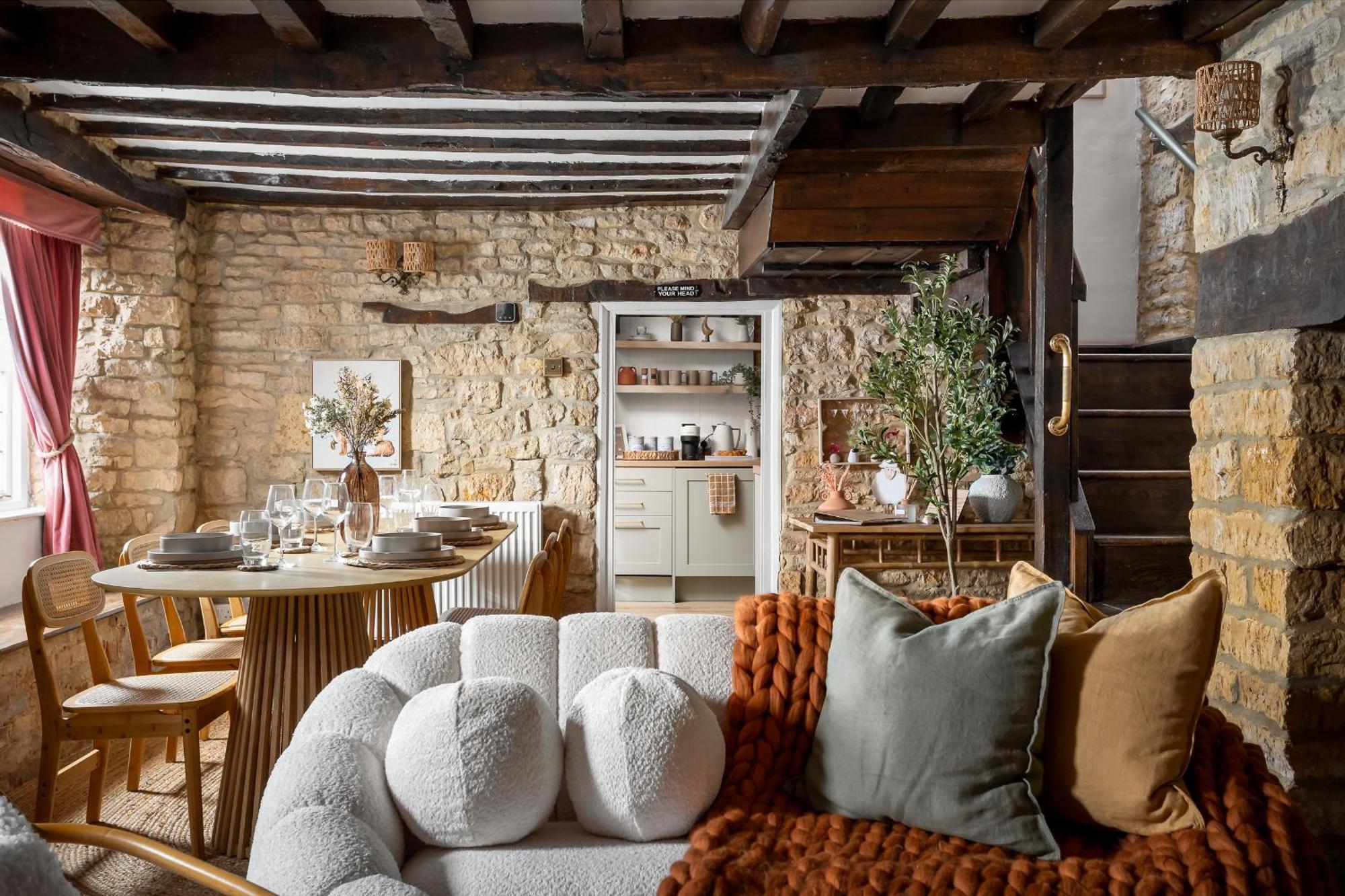 Bourton Scandi Chic Authentic Cottage Buitenkant foto