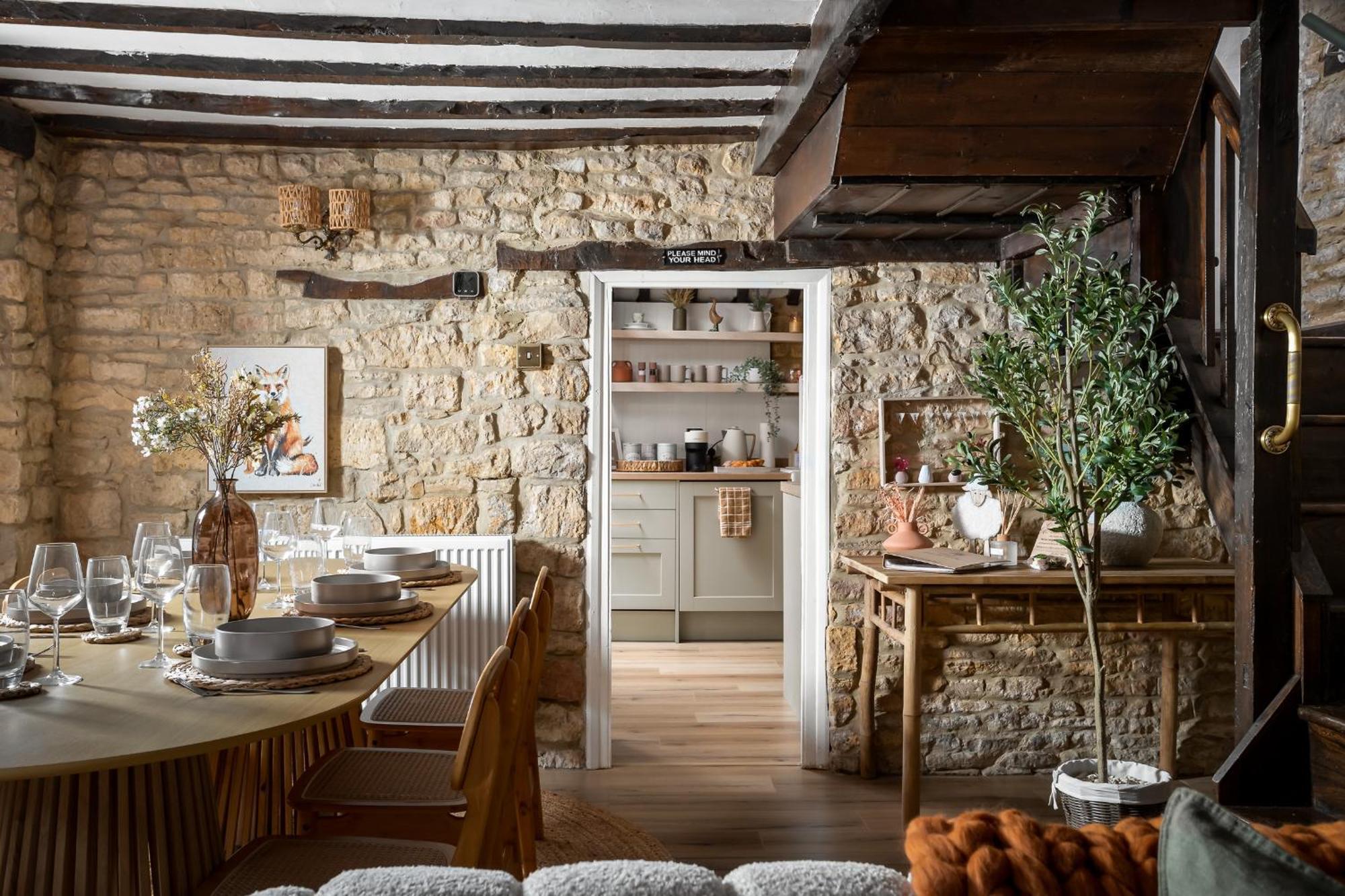 Bourton Scandi Chic Authentic Cottage Buitenkant foto
