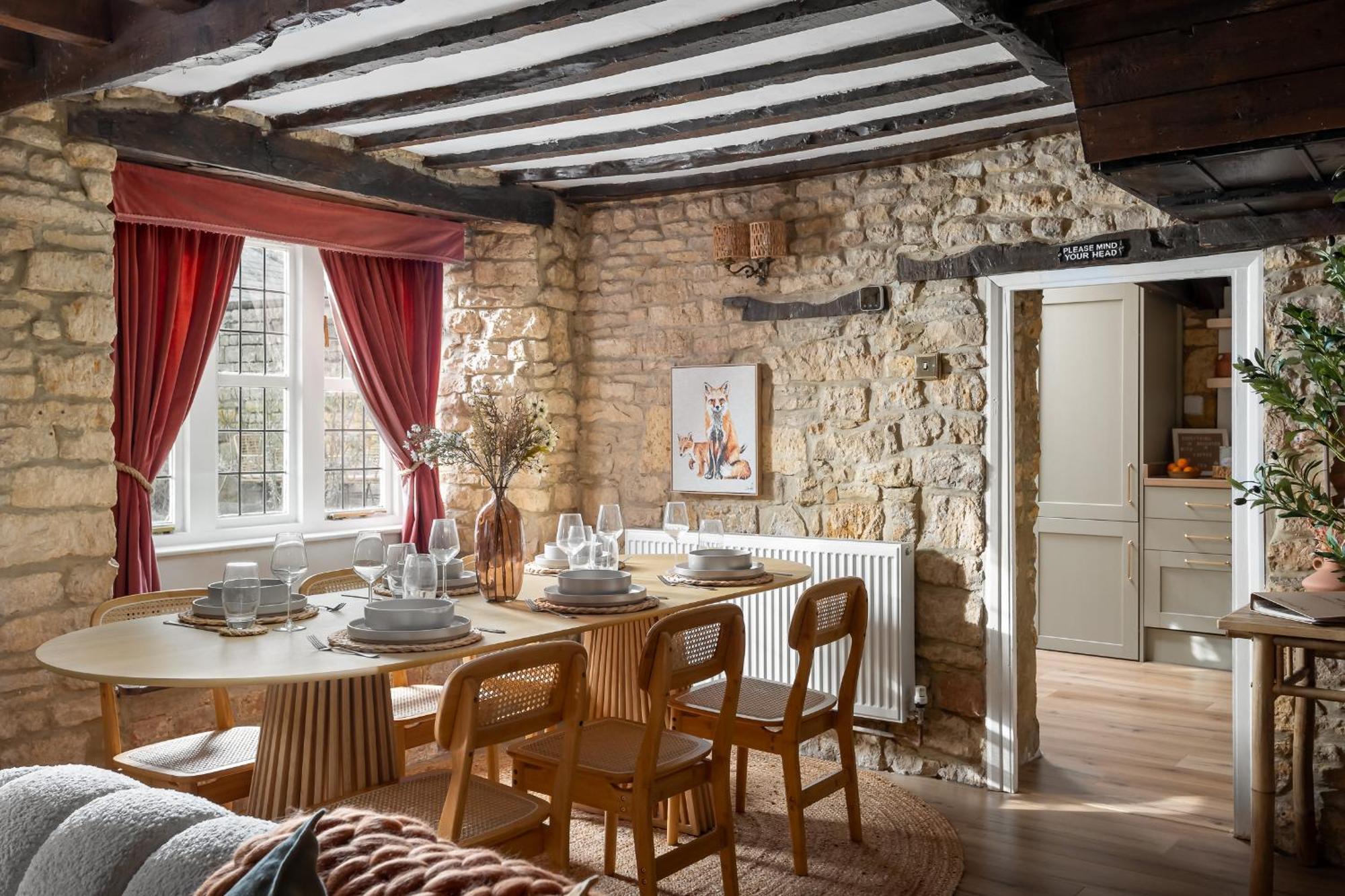 Bourton Scandi Chic Authentic Cottage Buitenkant foto